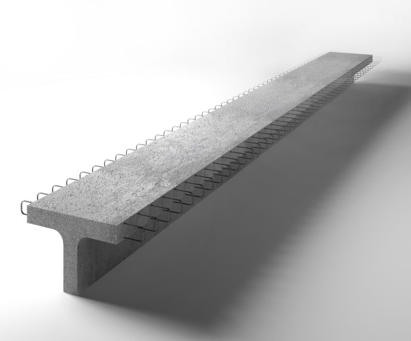 Балки мостовые таврового сечения с ненапрягаемой арматурой для мостов и путепроводов серия 3.503.1-73